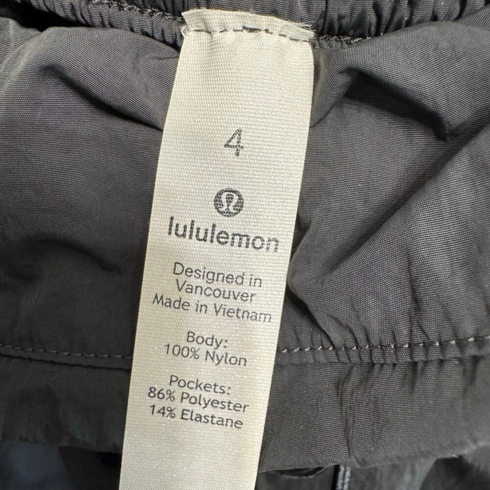Lululemon Break the Mold High-Rise Crop 23" Graphite Grey Lightweight Sz 4 - Picture 9 of 13